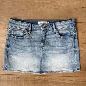 Hidden Los Angeles Womens Jean Mini Skirt Size Medium